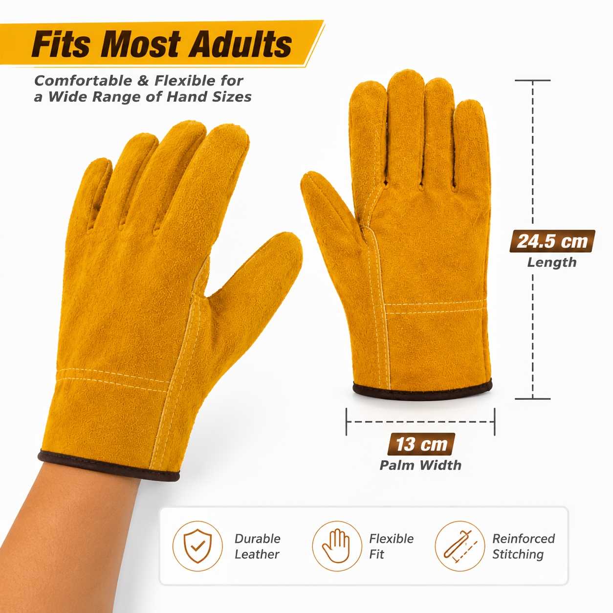 Work Gloves Sheepskin Leather  - Leather Driving Glove review and price