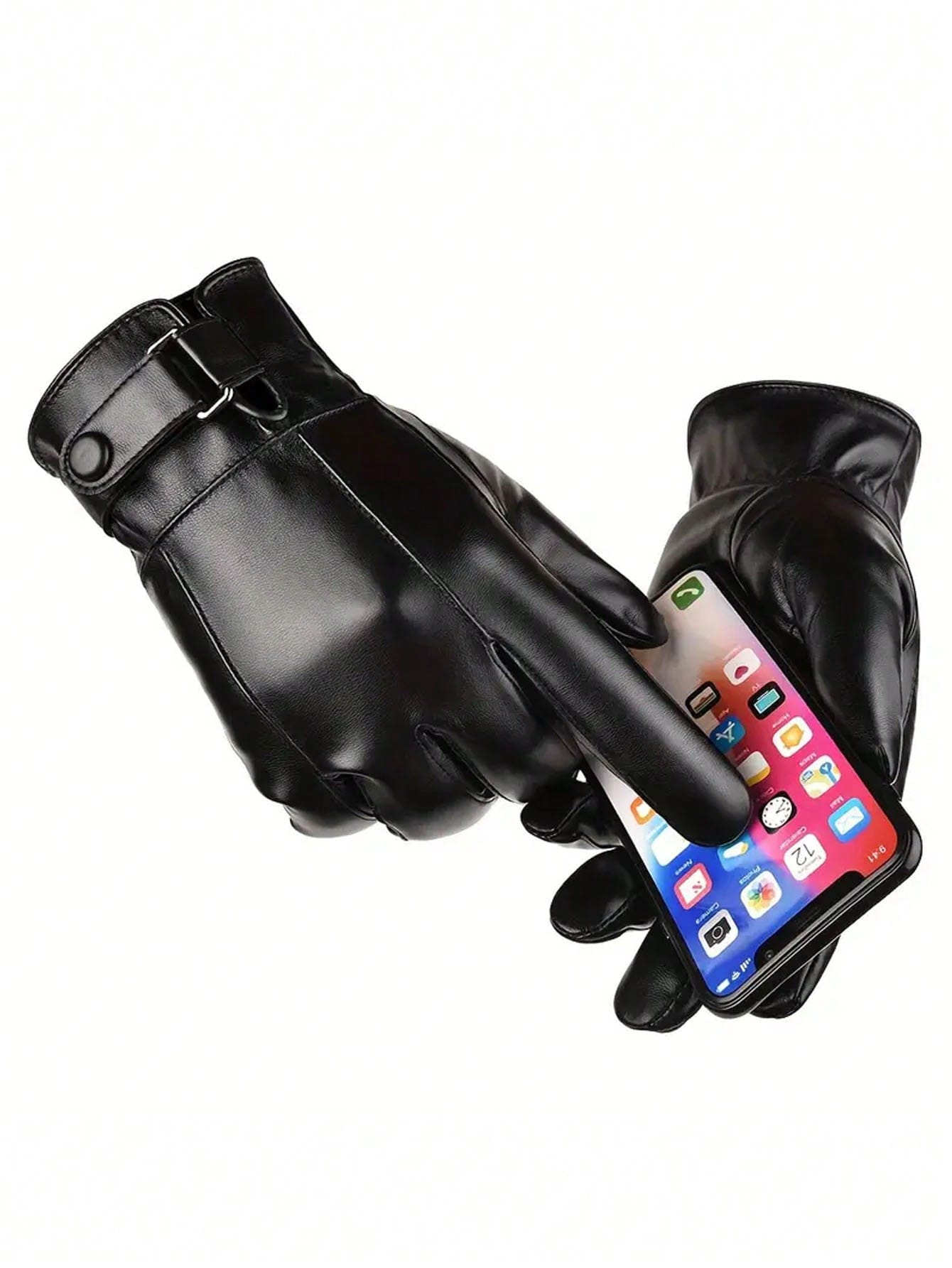 Men's Winter Warm Faux Leather - Leather Driving Glove review and price