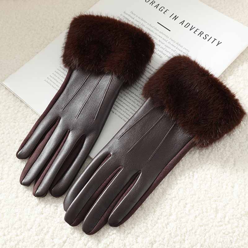 Luxury Women's Winter PU Leath - Leather Driving Glove review and price