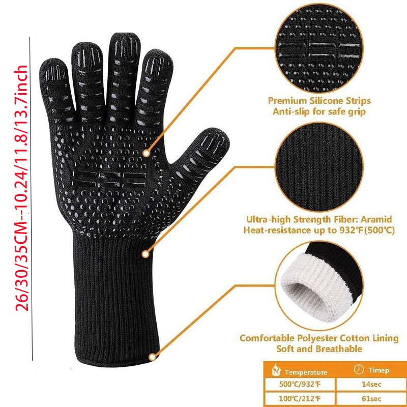 BBQ Gloves Flame Retardant Non - Heat Resistant Glove review and price